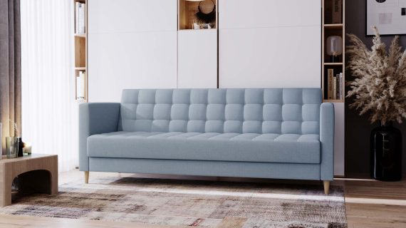 miniaturka Sofa MONO Granatowa Elegancja do Wnętrz