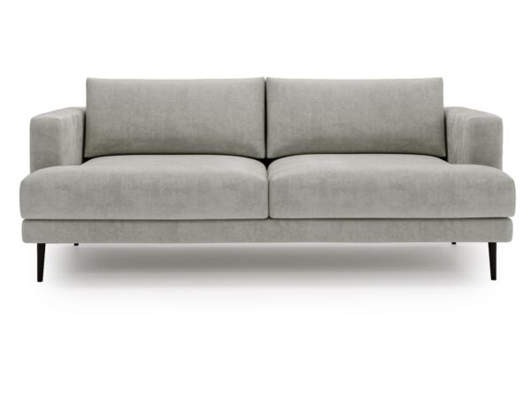 Sofa w kolorze popielatym z minimalistycznym designem