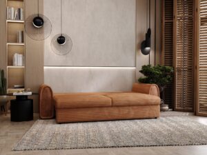 miniaturka Sofa FELICIA z Funkcją Spania Praktyczna do Salonu