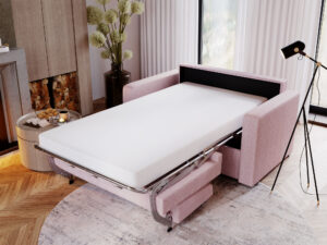 miniaturka Sofa BOSTIN MINI Klasyczna Rozkładana Beżowa