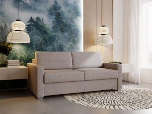 miniaturka Sofa BOSTIN III Przestronna Beżowa z Funkcją Spania