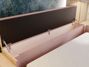 miniaturka Sofa BOSTIN III Przestronna Beżowa z Funkcją Spania