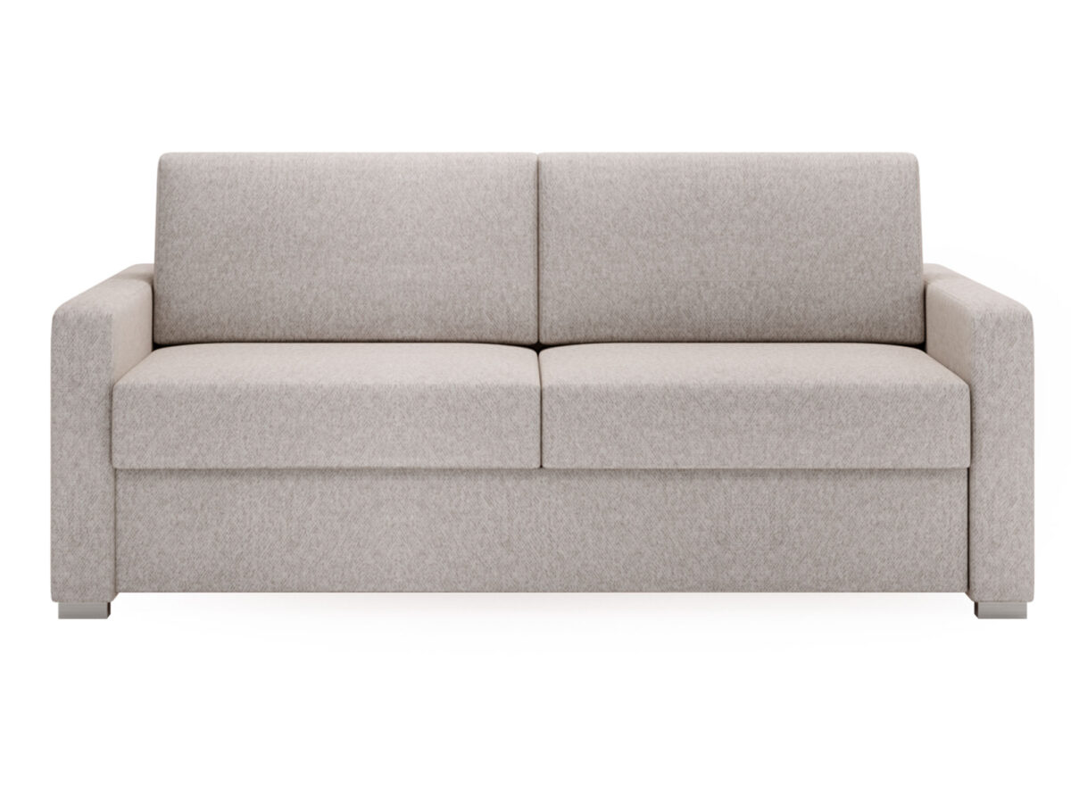 Sofa BOSTIN III Przestronna Beżowa z Funkcją Spania