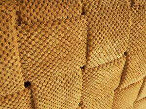 miniaturka Musztardowe Łóżko SAFARI do Sypialni