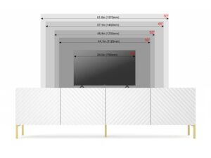 miniaturka Szafka RTV Loom 200 cm Designerska