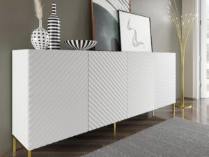 miniaturka Komoda Loom 200 cm na Metalowych Nóżkach Przestronna