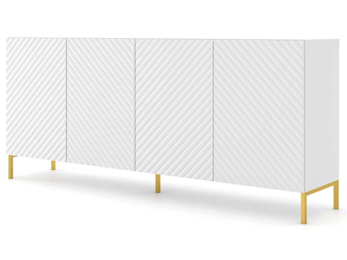 Komoda Loom 200 cm na Metalowych Nóżkach Przestronna