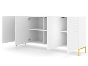 miniaturka Komoda Loom 200 cm na Metalowych Nóżkach Przestronna