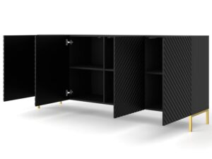 miniaturka Komoda Loom 200 cm na Metalowych Nóżkach Przestronna