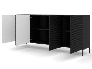 miniaturka Komoda Loom 200 cm na Metalowych Nóżkach Przestronna