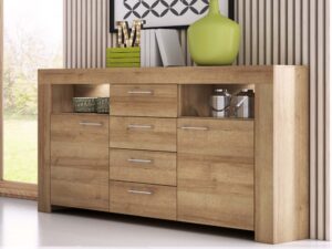 miniaturka Komoda Niebo Stylowa z Prostym Uchwytem