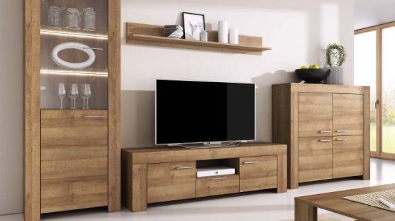 Komoda Niebo 120cm w Dębowym Odcieniu - obrazek 4
