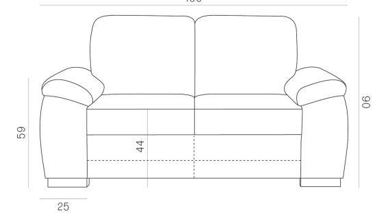Sofa Dwuosobowa Komfortowa Lory - obrazek 3