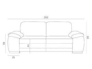 miniaturka Sofa Elegancka Stylowa Lory 3