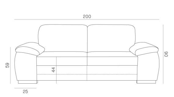 miniaturka Sofa Elegancka Stylowa Lory 3