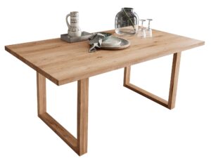 Stół Solis I 160×90 Stylowe Miejsce na Spotkania z Litego Dębu