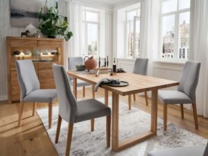 miniaturka Stół Solis I 160×90 Stylowe Miejsce na Spotkania z Litego Dębu