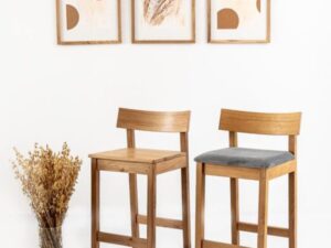 miniaturka Stołek Barowy Bellamy z Litego Dębu