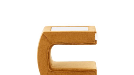 miniaturka Stolik MODULO Pomarańczowy w Kształcie C dla Wnętrza