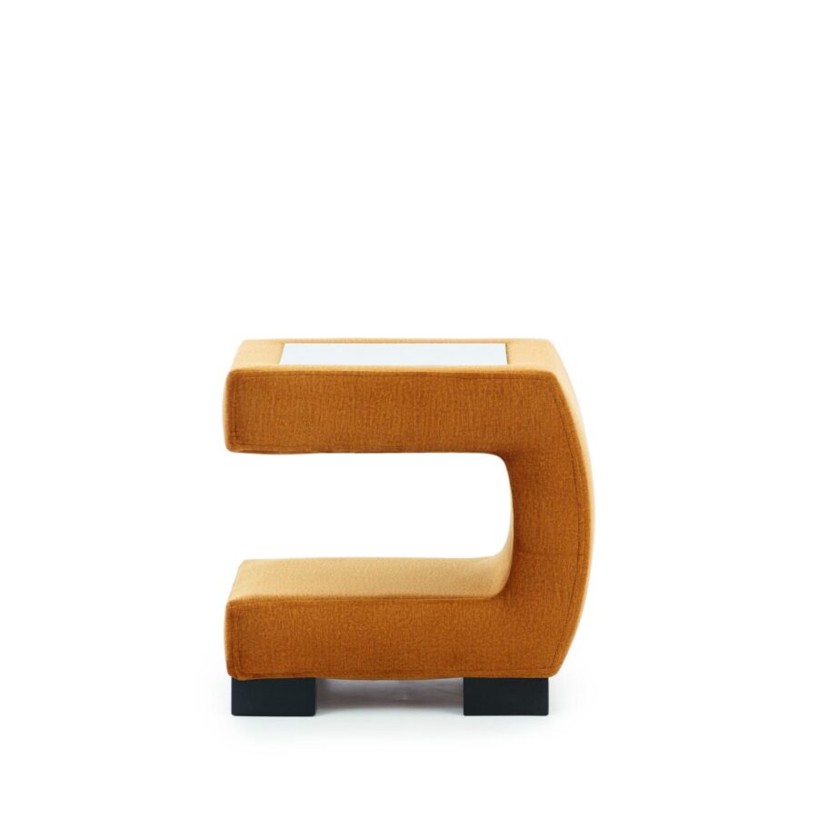 Stolik MODULO Pomarańczowy w Kształcie C dla Wnętrza