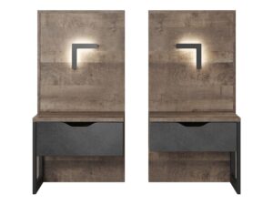 Stolik Nocny DAREN z Wbudowanym Oświetleniem