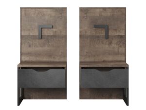 miniaturka Stolik Nocny DAREN z Wbudowanym Oświetleniem