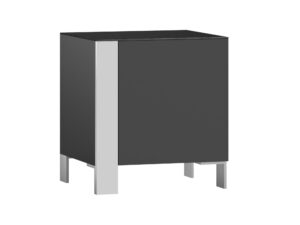 Stolik Nocny Lewy Połysk Cromo CL13