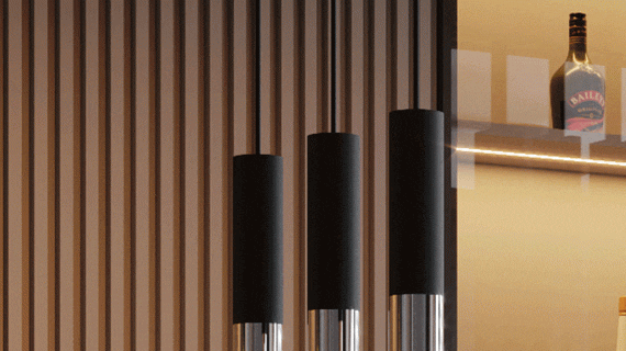 miniaturka Stylowa Złota Lampa Wisząca LOOPEZ 3P