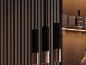 miniaturka Stylowa Złota Lampa Wisząca LOOPEZ 3P