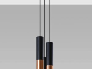 miniaturka Stylowa Złota Lampa Wisząca LOOPEZ 3P