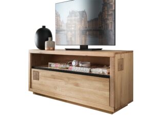Szafka RTV Opus I Kompaktowy Dębowy Design dla Sprzętu RTV