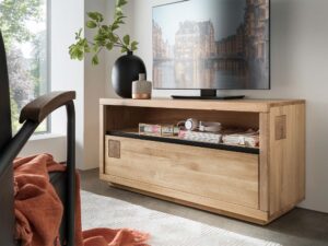 miniaturka Szafka RTV Opus I Kompaktowy Dębowy Design dla Sprzętu RTV