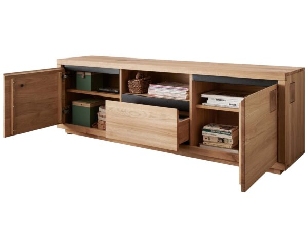 Szafka RTV z rozkładanym frontem – nowoczesna funkcjonalność