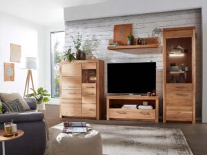 miniaturka Szafka RTV Solis I Klasyczny Design z Drewna Dębowego