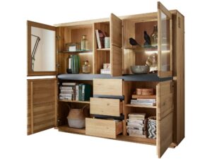 miniaturka Szeroki Kredens Opus Imponujące Wzornictwo z Drewna