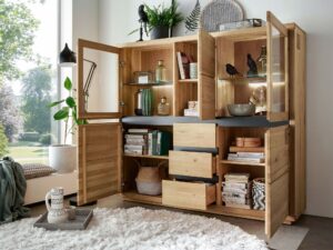 miniaturka Szeroki Kredens Opus Imponujące Wzornictwo z Drewna