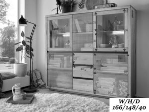 miniaturka Szeroki Kredens Opus Imponujące Wzornictwo z Drewna