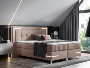 miniaturka Łóżko Eclipse Kontynentalne z LED Oświetleniem