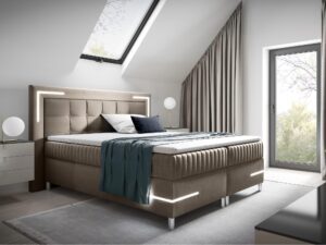 miniaturka Łóżko Eclipse 2 z Wbudowanym Oświetleniem LED