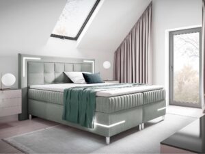 miniaturka Łóżko Eclipse 2 z Wbudowanym Oświetleniem LED