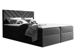 Łóżko Tapicerowane PRINCE 6 z Ukośnym Zagłówkiem