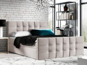 miniaturka Łóżko PRINCE 1 LUX z Głębokim Pikowaniem