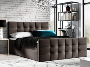 miniaturka Łóżko PRINCE 1 LUX z Głębokim Pikowaniem