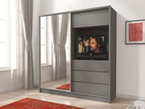 miniaturka Szafa MYTV 200cm Aluminiowe Uchwyty i Nowoczesność