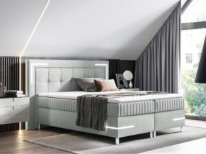 miniaturka Łóżko Eclipse Kontynentalne z LED Oświetleniem