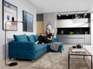 miniaturka Narożnik Minimalistyczny Do Salonu Lazona