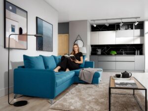 miniaturka Narożnik Minimalistyczny Do Salonu Lazona