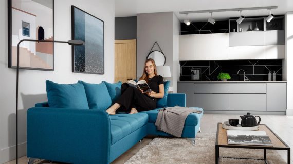 miniaturka Narożnik Minimalistyczny Do Salonu Lazona