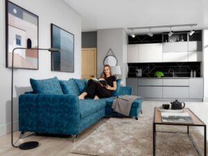 miniaturka Narożnik Minimalistyczny Do Salonu Lazona