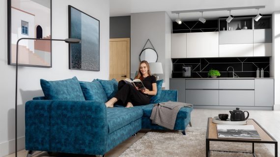 miniaturka Narożnik Minimalistyczny Do Salonu Lazona